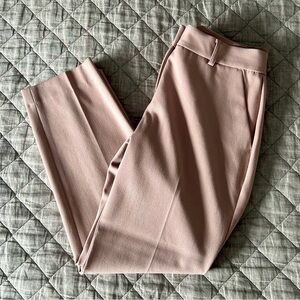 Excellent Condition Blush Pink Express Columnist Ankle Pants Sz 2 Short